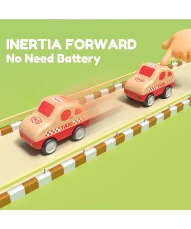 Wanborns 3PC Wooden Toy Vehicles Set - Cars Ambulances & School Bus | Educational Early Learning Toys for Toddlers Age 2-3 | Perfect Birthday Gift for Young Girls - Buy Online on GoSupps.com