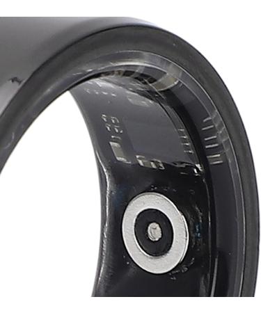 BROLEO Fitness Tracking Ring - Black Stainless Steel Outdoor Smart Ring for Accurate Health Monitoring - Buy Online on GoSupps.com