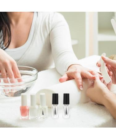  minkissy minkissy Set of 20 Refillable 3ml Square Glass Nail Polish Bottles with Brush Caps for Travel Cosmetics - Buy Online on GoSupps.com