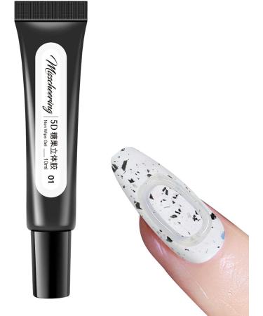 Nail Polish Gel Highly Pigmented Nail Gel Polish Beautiful Vibrant Nail Gel Polish for at Home Highly Pigmented Long-Lasting Healthy Resin Stereo Adhesive Nail Polish Gel for Shzons 01 - Buy Online on GoSupps.com