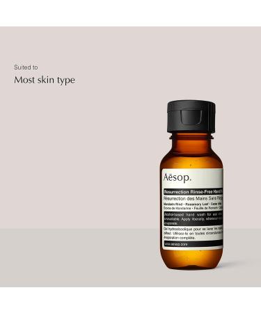 Aesop Resurrection Rinse-Free Hand Wash | 50 mL/1.7oz | Antibacterial Lavender Hand Wash | Moisturizing & Vegan - Buy Online on GoSupps.com