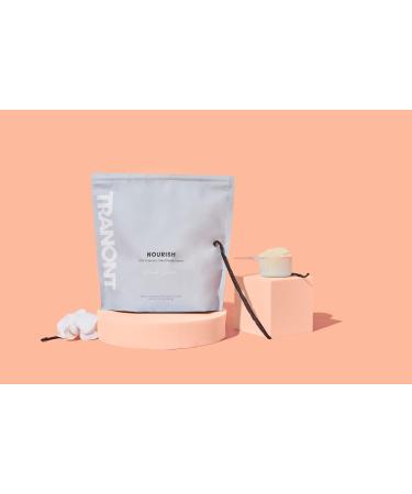 Tranont Nourish French Vanilla | 14.3oz Plant-Based Superfood Protein Powder for Healthy Skin Digestion & Energy | Meal Replacement Shake with Vitamins & Prebiotics - Buy Online on GoSupps.com