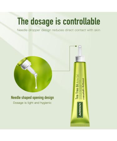Tea Tree Oil Acne Gel - Acne Treatment Blackhead Remover & Skin Repair Moisturizer (20g - Buy Online on GoSupps.com