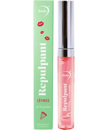 Looky Lip Plumper 2.5 ml (0.08 oz) - Instant Volumizing Lip Serum with Jojoba Avocado & Coconut Oils - Hydrates Softens & Redefines Lips - Natural Vegan Cruelty-Free Paraben-Free - Made in Canada (#4 Melon) #4 Melon Pack of 1 - Buy Online on GoSupps.com