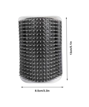 4-Piece Cat Grooming Brush Set - Corner Massage Comb for Long & Short Fur Care (Gray) | Double-Sided Adhesive Included - Buy Online on GoSupps.com