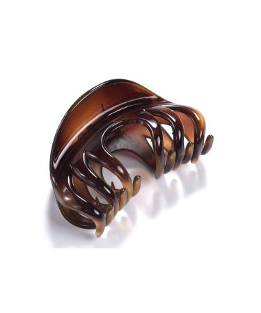 Youxuan 4 Inch Hair Claw for Women - Coffee | Strong Grip Hair Clip for Thick Hair - Buy Online on GoSupps.com