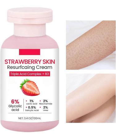  Fmzrbnih Strawberry Skin Lotion 100ml Body Scrub Strawberry Skin Cream For Legs - Softening Moisturizing Body Lotion For Chicken Neck Arm Legs Face Travel - Buy Online on GoSupps.com