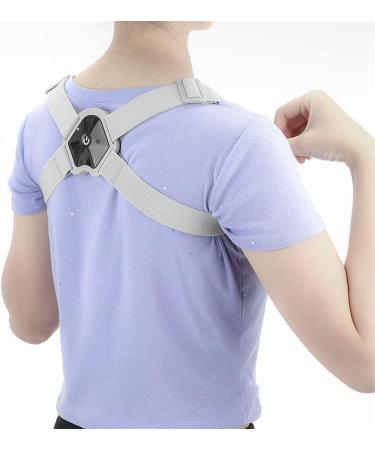 Buy Intelligent Posture Corrector Trainer - Motion Sensing Upper Back & Shoulder Brace | Gray - International Shipping Available - Buy Online on GoSupps.com