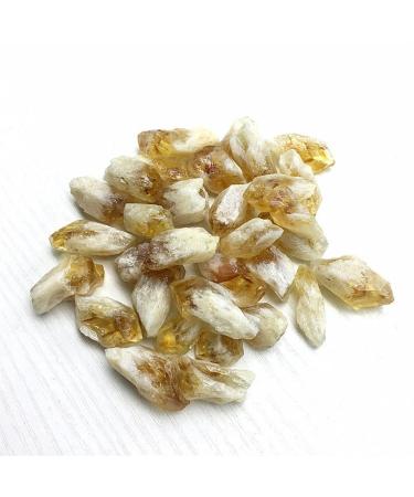 50g Natural Brazilian Citrine Yellow Quartz Crystal Coarse Point Bulk Minerals Stones ningxiao (Color : 300g Size : About20-30mm) About20-30mm 300g