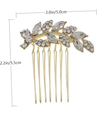 FRCOLOR 3 Pieces Comb Rhinestone Headdress Bridal Headpiece Hair Combs for Women Hair Accessories Tiara Hair Care Accessories Fashion Hairpin Rhinestones Headpiece - Buy Online on GoSupps.com