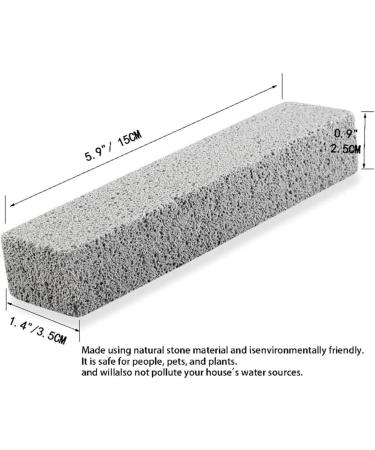 Weduspaty 6 Pack Pumice Stone Toilet Bowl Cleaner Pumice Stone for Toilet Remove Toilet Bowl Hard Water Rings Calcium Buildup Pumice Cleaning Brick Cleaning Block (Gray) toilet cleaner tablets - Buy Online on GoSupps.com