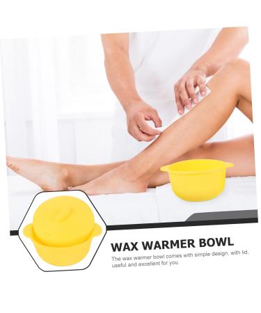 Minkissy 2-Pack Silicone Wax Melting Bowls | Durable Wood Cosmetic Shell | Perfect for Waxing | Receptive Silicone Pots - Buy Online on GoSupps.com