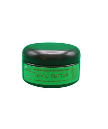 Ooh La La Skin Care LLC LOV U Butter 8 oz. Large - Handmade Deeply Hydrating Ultra Moisturizing Organic Cream