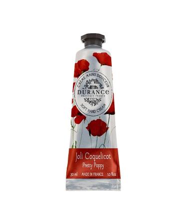 Durance Gentle Hand Cream Beautiful Poppy 30ml | Luxurious Moisturizer for Soft Hands - International Shipping Available - Buy Online on GoSupps.com