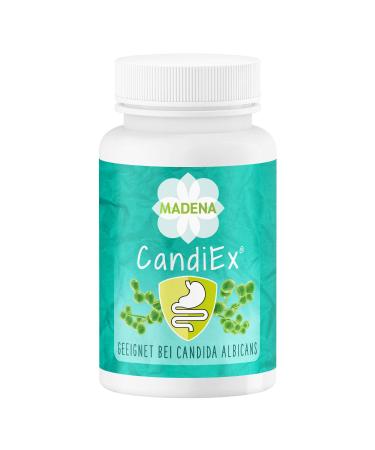 Madena Candiex 20 billion lactobacilli and bifidobacteria per daily dose at Candida Albicans 9 different bacterial strains with organic acacia fibers and resistant strength 3
