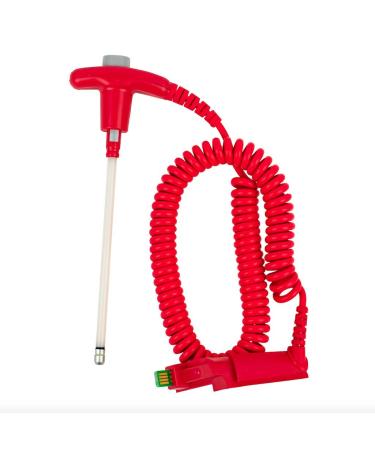 Kendall Filac 3000 Oral 4ft Probe and Isolation Chamber for Rectal Temperature Taking Only Red Color Rectal Probe