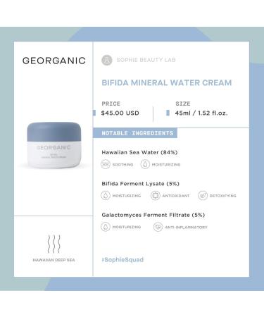 Mineral Water Cream 1.5 Fl Oz | Hydrating Face Moisturizer | K-Beauty Korean Skin Care - Buy Online on GoSupps.com