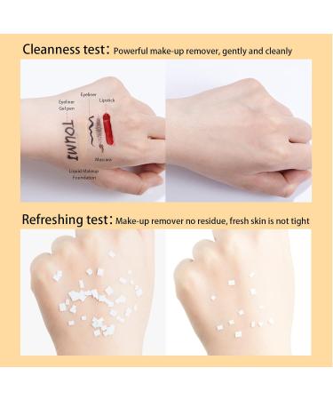 Travel Size Face Cleansing Balm - Gentle 3-in-1 Makeup Remover | Nourishing Melting Balm for All Skin Types - 8pcs - Buy Online on GoSupps.com