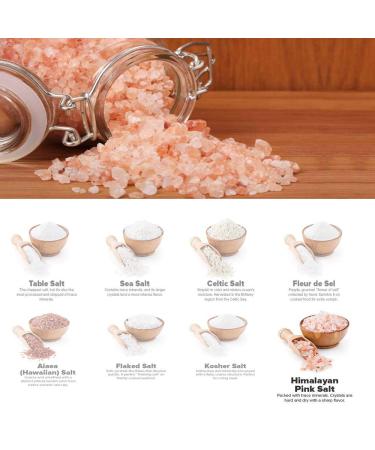 HijiNa Himalayan Pink Salt Crystals with Grinder, 110g - Pack of 1 - Buy Online on GoSupps.com
