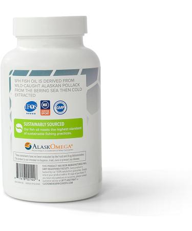 SFH Super Omega 3 Fish Oil Capsules Highly Concentrated 2000mg Omega 3 | Sustainably Sourced Alaskan Pollock Fish Oil for Heart Joint Brain Health (Capsule 90ct) 90 Count (Pack of 1) - Buy Online on GoSupps.com