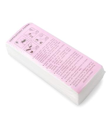Great tangle 100 pieces of professional hair removal wax strips nonwoveny-fabric-papers depilatory beauty tool for leg hair removal white