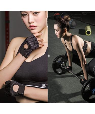Small Black Workout Gloves for Men & Women | Gym & Weight Lifting Fitness Gloves - Buy Online on GoSupps.com