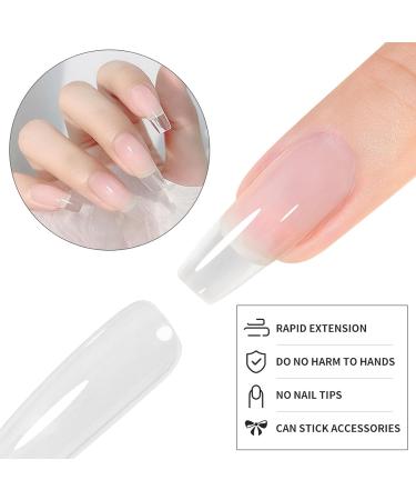 Builder Gel for Nails Nail Strengthener 3 Colors Builder Gel Nail Kit Extension Gel Base Gel in a Bottle Clear & White & Light Nude UV LED Polish Building Nail Gel - Buy Online on GoSupps.com