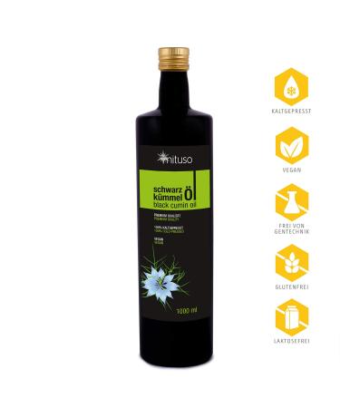 Mituso Black Cumin Oil - 100% Pure & Cold-Pressed | 2x 500ml Pack | Premium Health Benefits - Buy Online on GoSupps.com