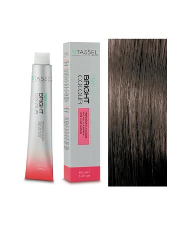 Tassel Coloration permanente capillaire n 5.1 Ch tain clair cendr pour femme 100 ml Couleur naturelle froide avec finition professionnelle et nutrition de l'argan et de la k ratine