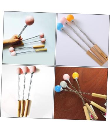 Healeved 1stk Spring Massage Device - Multifunctional Hammer & Ball Massager for Gamer & Body Relief - Pink 32x4.5cm - Buy Online on GoSupps.com