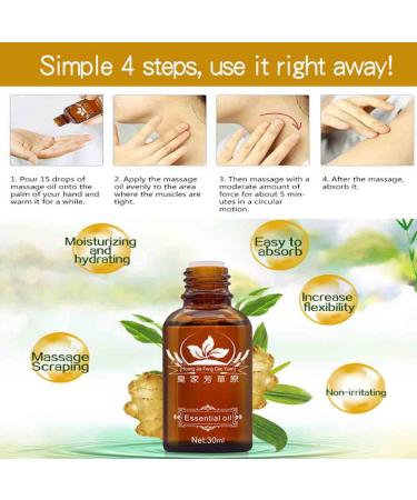 Buy 2 PACK Pure Ginger Essential Oils 100% Natural Antiperspirant - 30ML - International Shipping Available - Buy Online on GoSupps.com