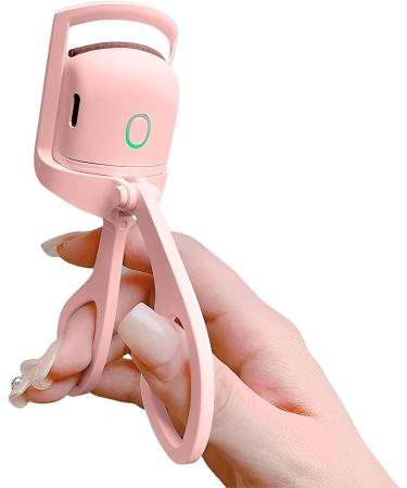Heated Eyelash Curlers Rechargeable Electric Eyelash Curler Handheld Eyelash Heated Curler 2 Heating Modes with Sensing Heating Silicone Pad Saving Makeup Time Quick Natural Curling Eye Lashes - Buy Online on GoSupps.com