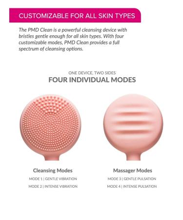 PMD Clean - Smart Facial Cleansing Device with Silicone Brush & Anti-Aging Massager - Buy Online on GoSupps.com
