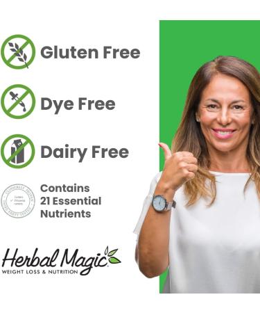 Herbal Magic Foundation Multivitamin with Iodine + Chromium for Metabolism Support during Weight Loss to Maintain Health & Energy Non-GMO Vegetable Capsules - Buy Online on GoSupps.com