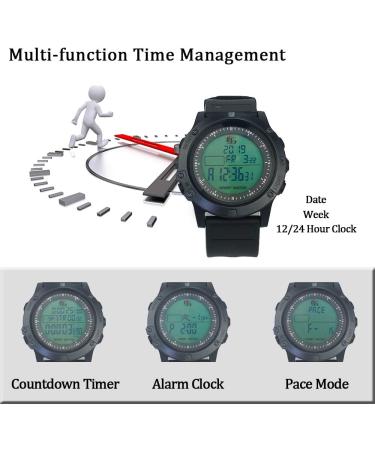 FCXJTU Digital Referee Watch - Sports Stopwatch for Coaches | 100 Lap Memory Large Display & Alarm | Ideal Soccer Timer - Buy Online on GoSupps.com