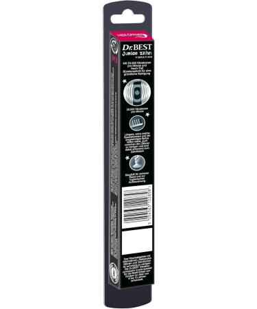 Dr. Best Vibration Junior Toothbrush - Soft Pack of 2 for Thorough Cleaning | International Shipping Available - Buy Online on GoSupps.com