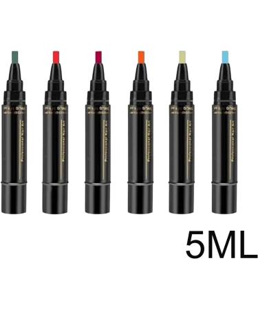  Yugugomo Women's Nail Pencils Women's Nail Polish Sets | 6-Color Quick-Drying Colored Pencils No UV Gel Nail Polish Painting Accessories Manicure Assistant - Buy Online on GoSupps.com