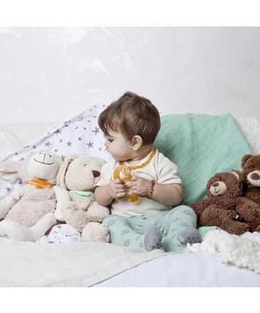 Green Woodpecker Organic Bite Ring & Dinosaur Bundle | Natural Rubber BPA-Free Soft Teething Toy for Baby - Promotes Fine Motor Skills - Buy Online on GoSupps.com