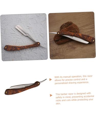 Beavorty Stainless Steel Men s Razor Holder | Rustproof Folding Hairdressing Shaving Knife - Classic Design - Buy Online on GoSupps.com