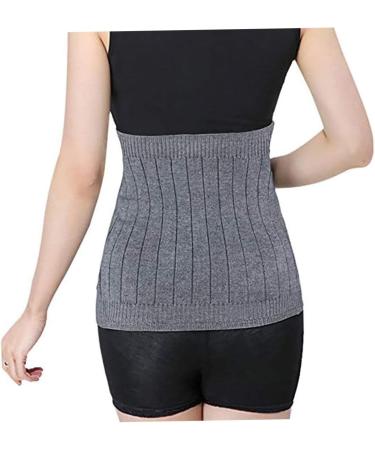 Veesper Back Warmer & Operating Belt for Women | Cashmere Winter Waist & Lumbar Support for Men & Women - Gray (M) - Buy Online on GoSupps.com