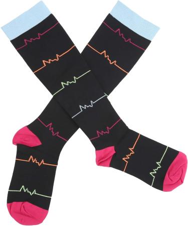 Jerliflyer Compression Socks - Breathable Black Lightning Sports Stockings for Optimal Calf Care | Elastic Acrylic Fiber International Shipping Available - Buy Online on GoSupps.com