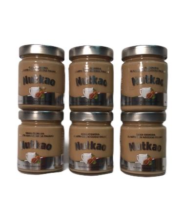 Nutkao gran cremeria 6x350g. lait et crème de noisettes, tartinade de noisettes italienne de haute qualité