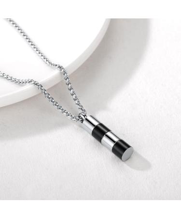 U7 Ladies Cremation Urn Necklace - Celtic Knot Dog Feet Wing & Crucifix Designs - Memorial Jewelry for Ashes in Stainless Steel - Fire Burial Pendant Chain for Men & Women - Buy Online on GoSupps.com