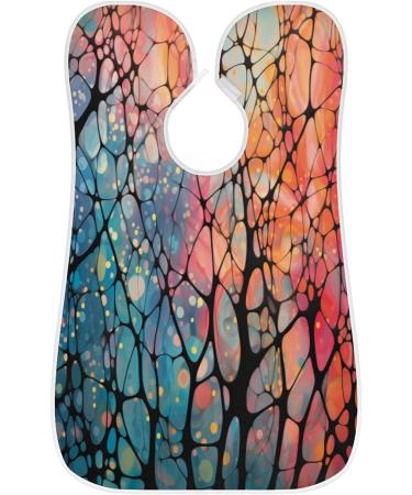 Geometry Beard Bib Apron | Abstract Hair Catcher for Men | Perfect Gift for Dad & Husband | Includes 2 Suction Cups - Buy Online on GoSupps.com