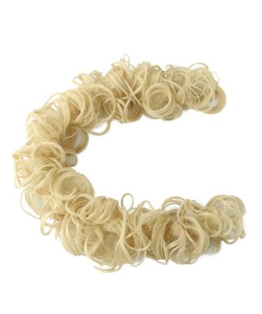 Hair Chignon Messy Bun Hair Slices 21 Inch Long Synthetic Messy Shaggy Bun Wrap Hair Ties Curly Bun Hair Ties for Women Hair Bun Messy Bun Hair Piece (Color : Q13 613)