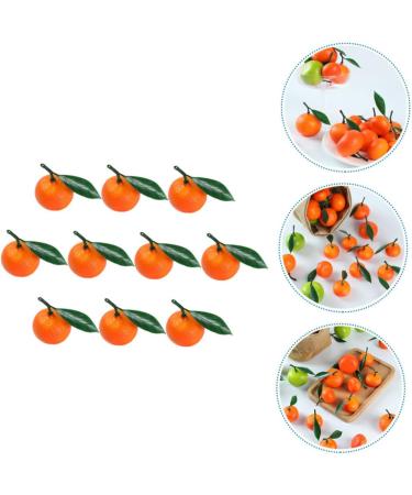 OUNONA Fake Fruits 10pcs Fake Fruit Orange Home Decor Simulation Oranges Realistic Fruit Artificial Fruit Decor Artificial Citrus Fruits Mini Artificial Fruit Ornament Foam Reward - Buy Online on GoSupps.com