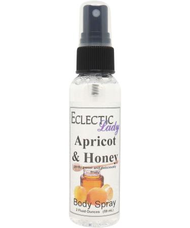 Apricot and Honey Body Spray 2 ounces Body Mist for Women with Clean Light & Gentle Fragrance Long Lasting Perfume with Comforting Scent for Men & Women Cologne with Soft Subtle Aroma For Daily 2 Fluid Ounces