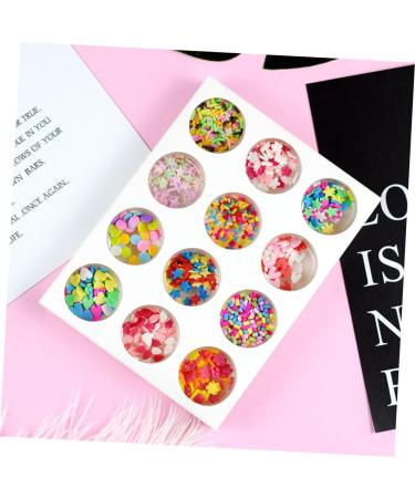 minkissy 72 Boxes Fruit Slice DIY Manicure Lip Gloss Base Nail Ceramics Manicure Charms Bracelet Beads Copydex Glue Candy Beads Candy Necklace Kit De Manicura Pva Glue Polymer Clay Set - Buy Online on GoSupps.com