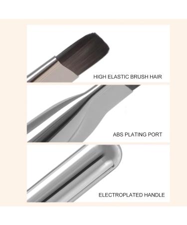 Liquid Foundation Brush Flat Head Makeup Brush Flat Lightweight Concealer Brush with Ergonomic Handle Soft Brush Hairs for Perfect Makeup - Buy Online on GoSupps.com