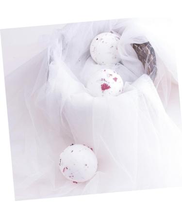  minkissy minkissy 4 Pieces Bath Bubble Bath Ball Round Milk Essential Oil Bombs Bath Bombs Maker Pink Bath Salts Sea Salt - Buy Online on GoSupps.com